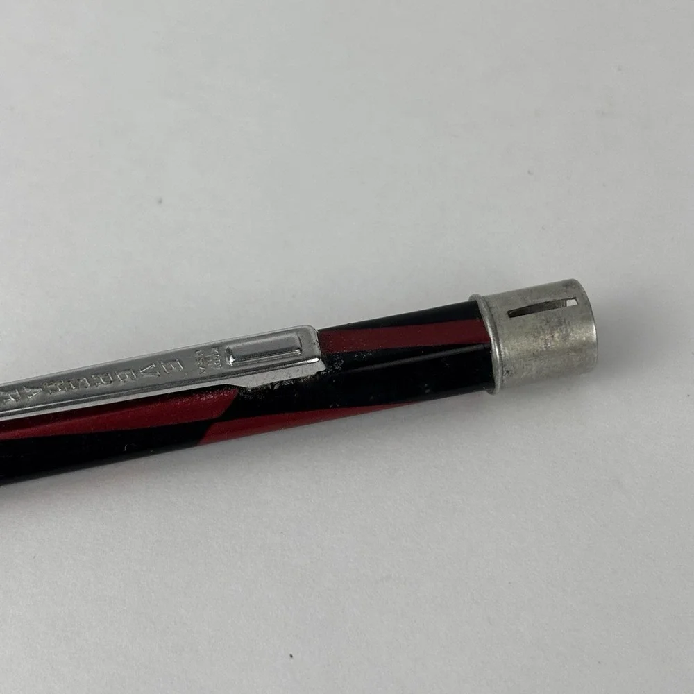 Vintage Celluloid Red Burgandy and Black Eversharp Mechanical Pencil Art Deco